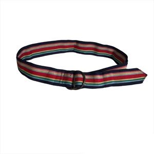 Vintage 1980’s grosgrain ribbon belt 31”